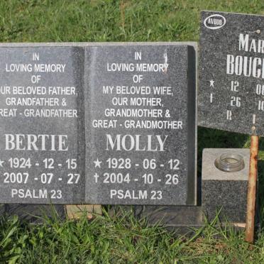 BOUCHER Bertie 1924-2007 &amp; Maria 1928-2004
