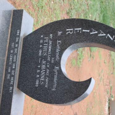 BOONZAAIER Petrus Johannes 1940-1983