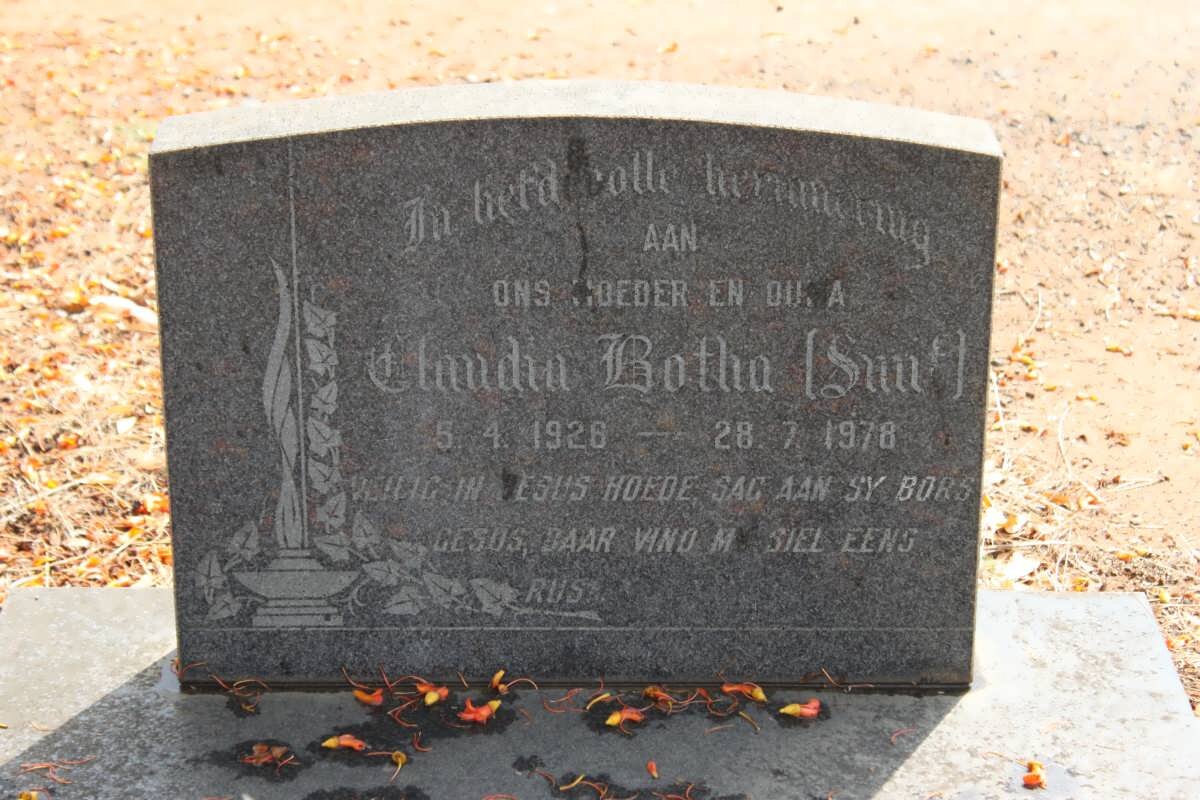 BOTHA Claudia 1928-1978