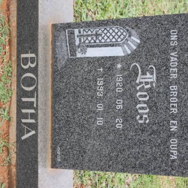 BOTHA Koos 1920-1993