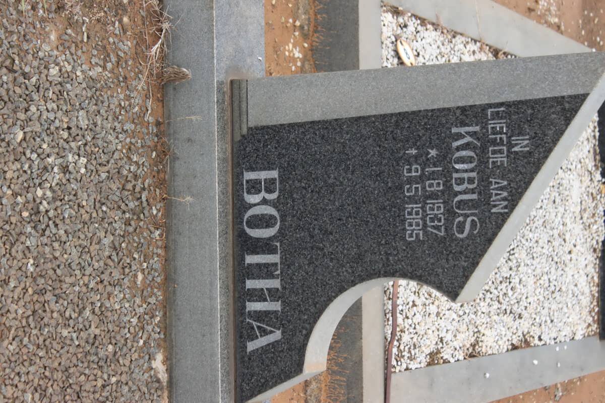 BOTHA Kobus 1937-1985