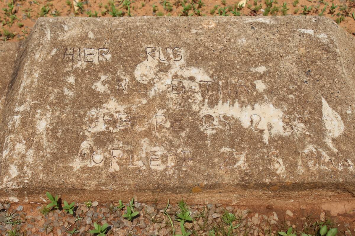 BOTHA N.C. 1885-1944