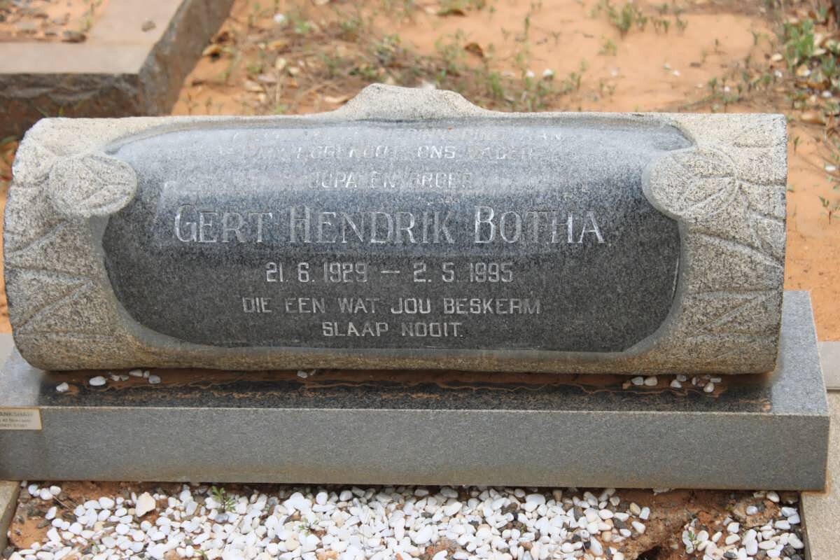 BOTHA Gert Hendrik 1929-1995