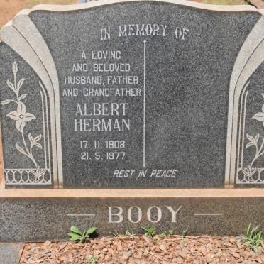 BOOY Albert Herman 1908-1977