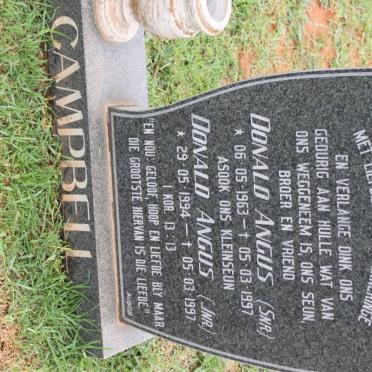 CAMPBELL Donald Angus 1963-1997 :: CAMPBELL Donald Angus 1994-1997