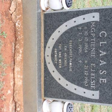 CLAASE M.G.P. 1964-1991 &amp; E.J. 1963-