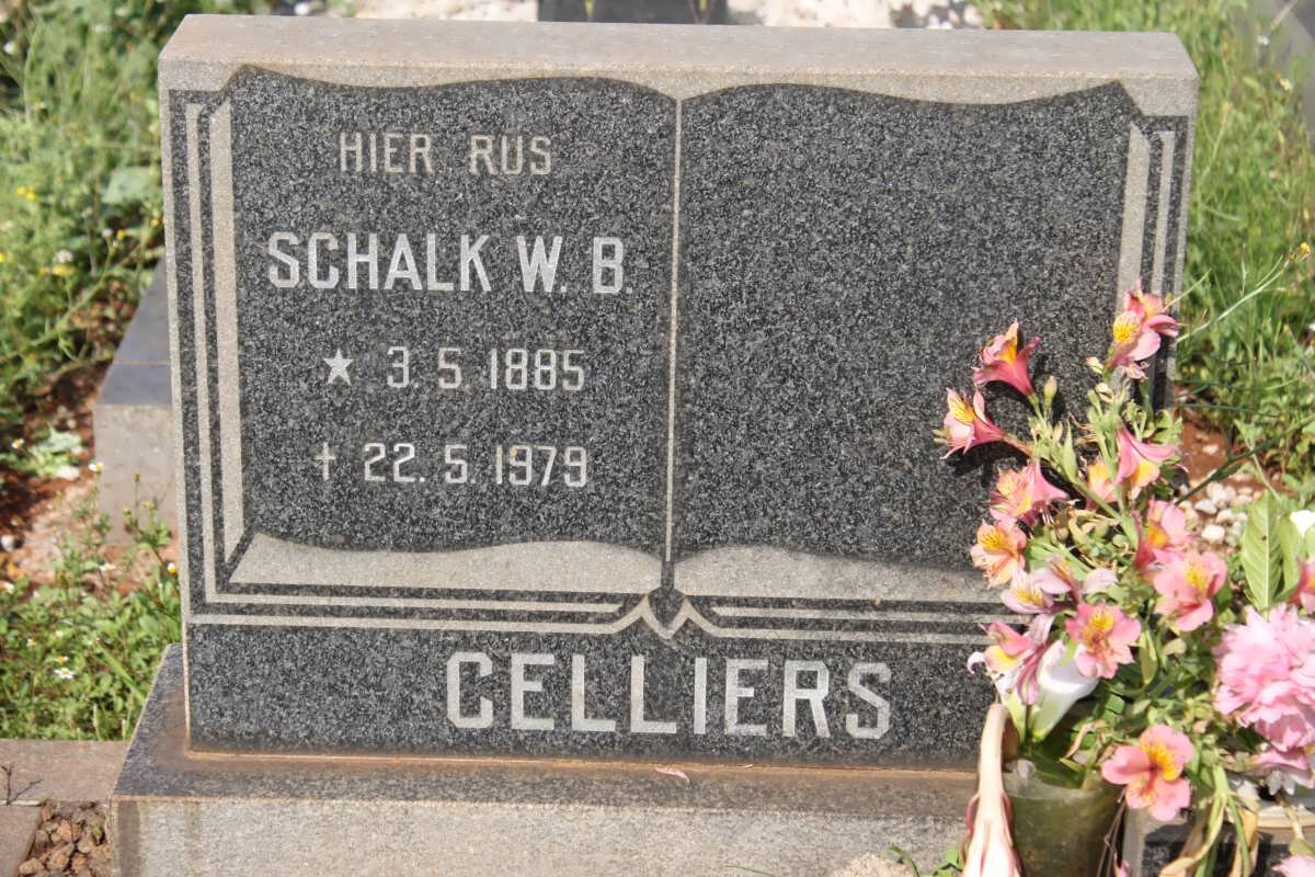 CELLIERS Schalk W.B. 1885-1979