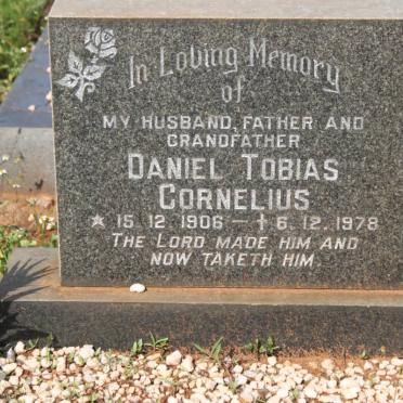 CORNELIUS Daniel Tobias 1906-1978