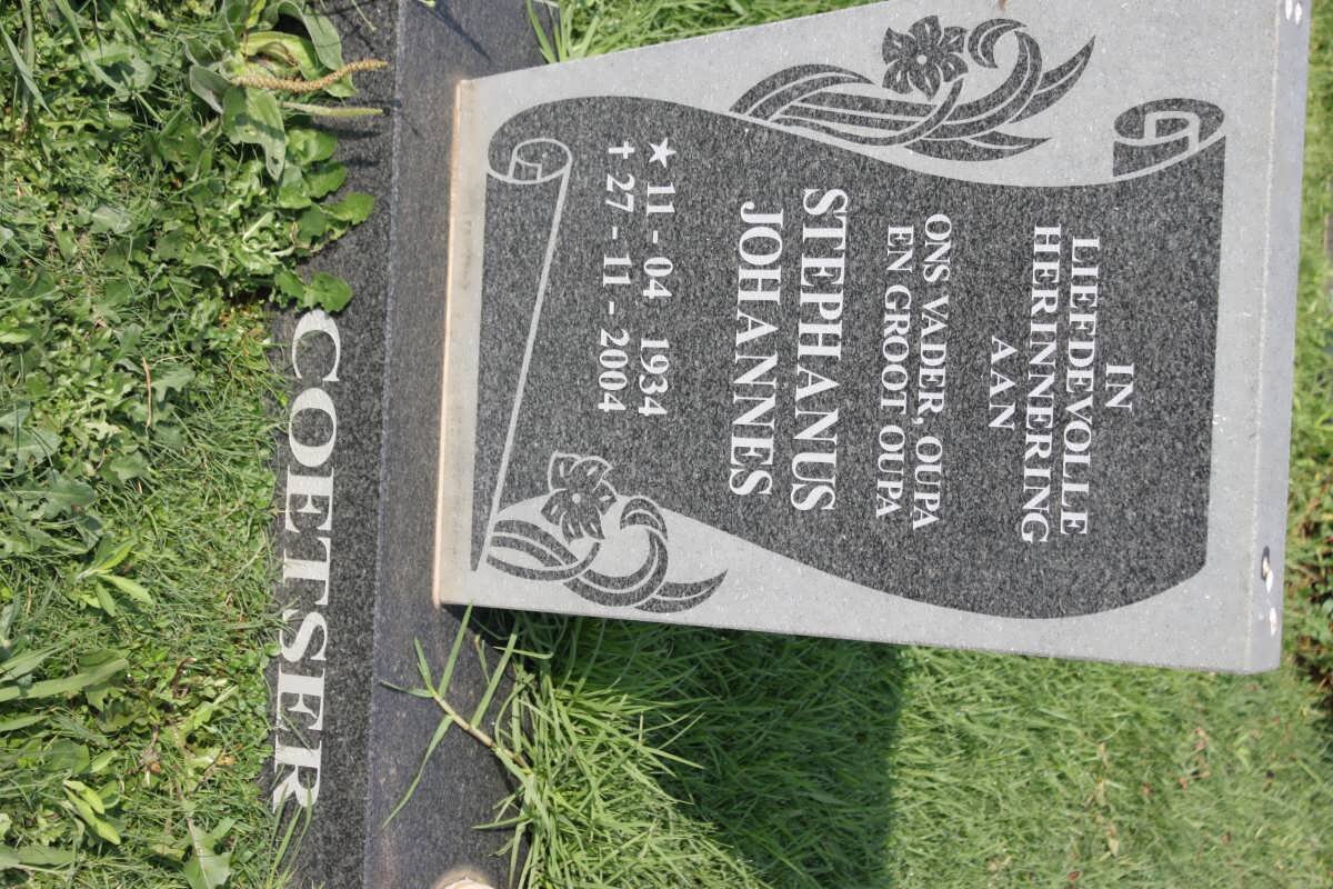 COETSER Stephanus Johannes 1934-2004