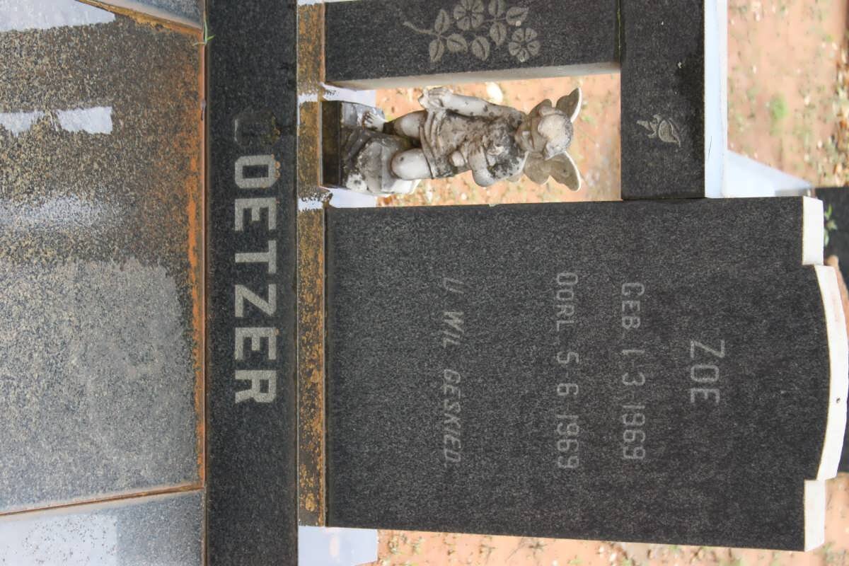 COETZER Zoe 1969-1969