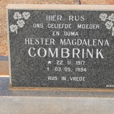 COMBRINK Hester Magdalena 1917-1994