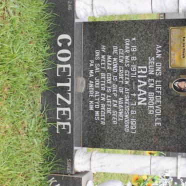 COETZEE Riaan 1971-1997