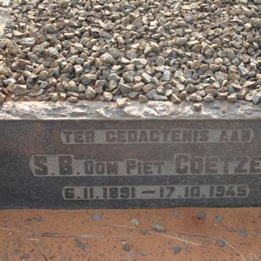 COETZEE S.B. 1891-1945