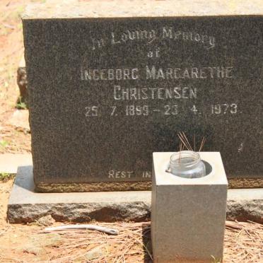 CHRISTENSEN Ingeborg Margarethe 1899-1973