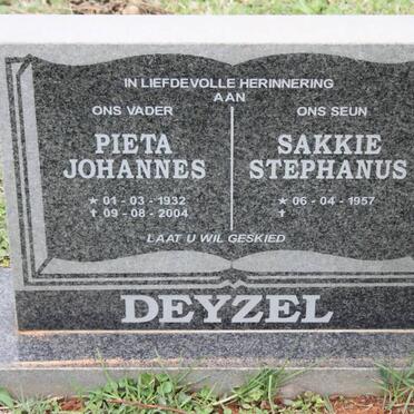 DEYZEL Pieta Johannes 1932-2004 :: DEYZEL Sakkie Stephanus 1957-