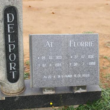 DELPORT At 1933-1994 &amp; Florrie 1936-1999