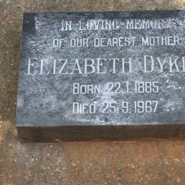 DYKES Elizabeth 1885-1967