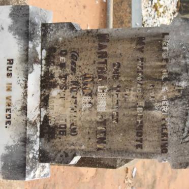 DAGEL Martha Christiena nee KUNZMANN 1905-1935