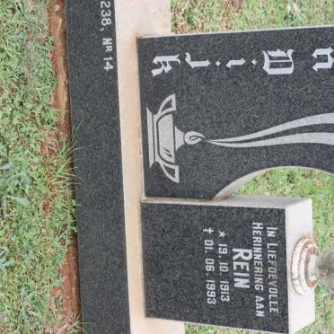 DIJK Rein, van 1913-1993