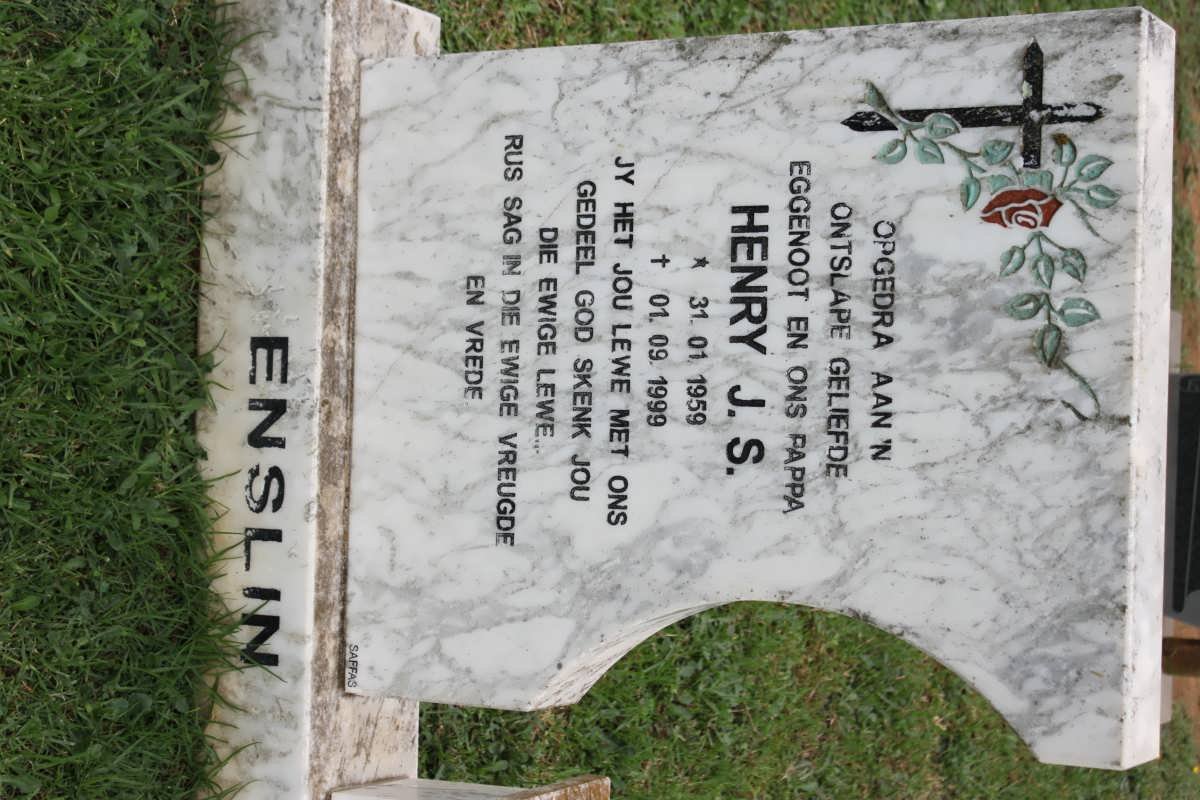ENSLIN Henry J.S. 1959-1999