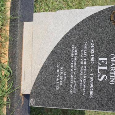 ELS Johannes Marthinus 1987-2006