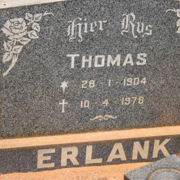 ERLANK Thomas 1904-1978