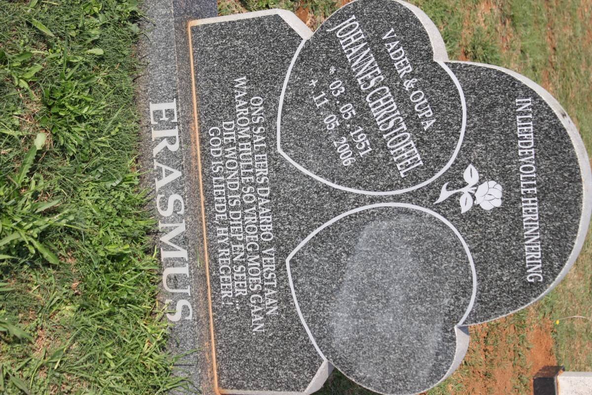 ERASMUS Johannes Christoffel 1951-2006