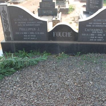 FOUCHÉ Phillippus J. 1881-1966 &amp; Catharina J.E. FOURIE 1890-1970