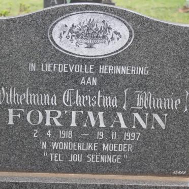 FORTMANN Wilhelmina Christina 1918-1997