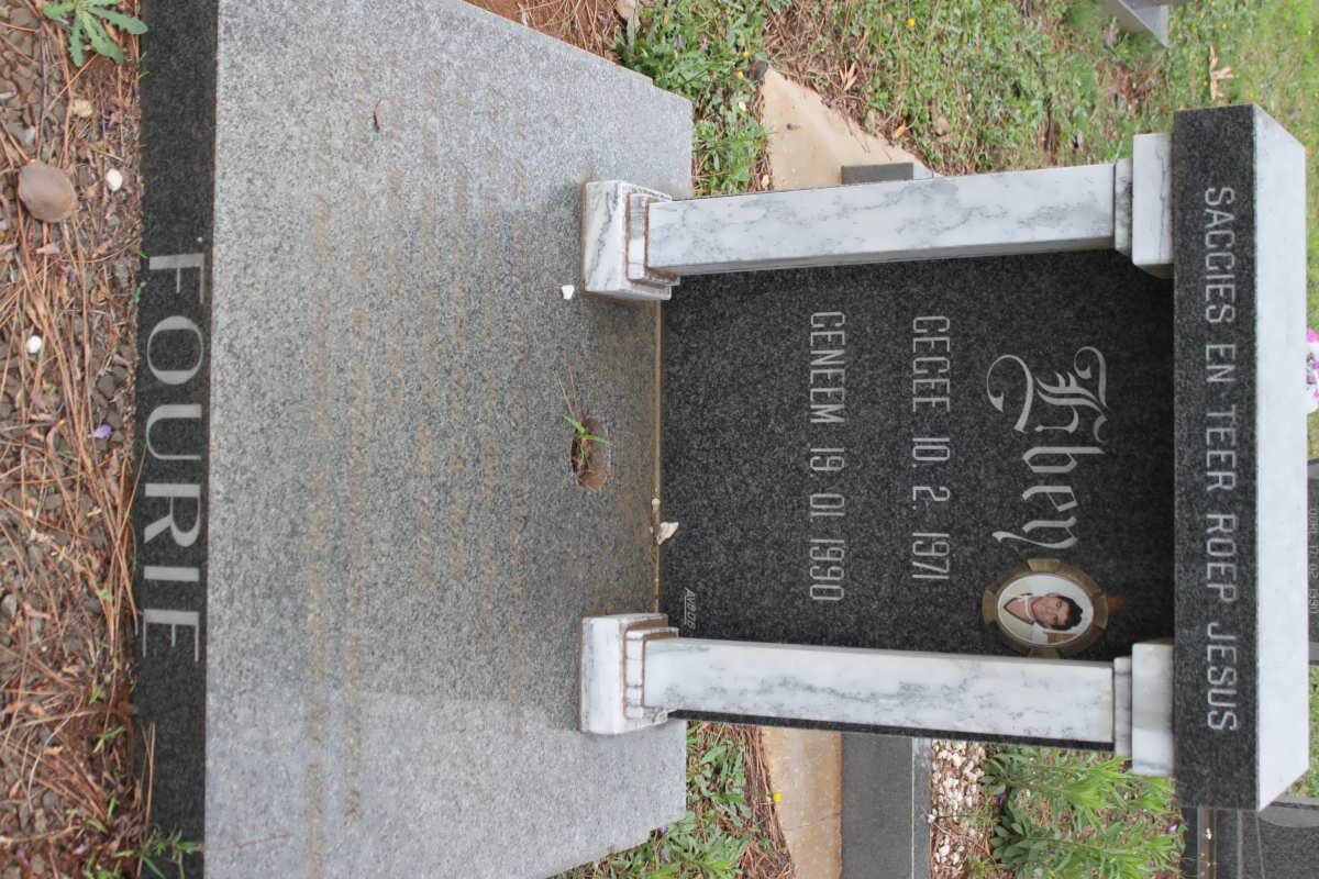 FOURIE Eben 1971-1990