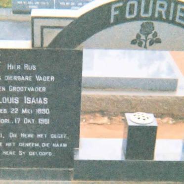 FOURIE Louis Isaias 1890-1981 &amp; Susanna Sophia ZIETSMAN 1896-1968