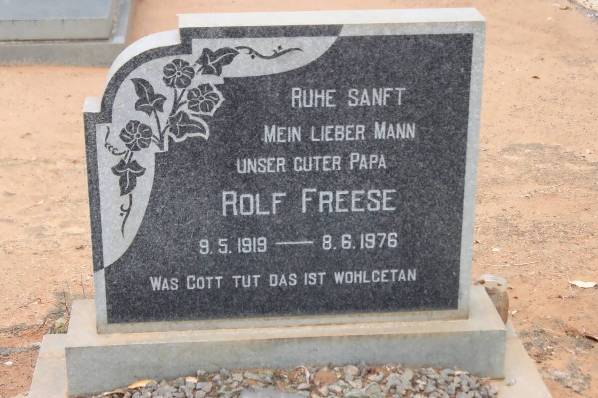 FREESE Rolf 1919-1976