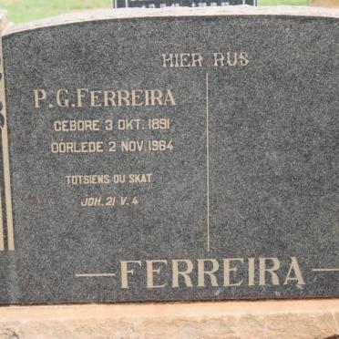 FERREIRA P.G. 1891-1964