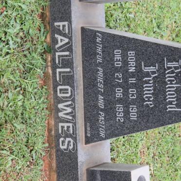 FALLOWES Richard Prince 1901-1992