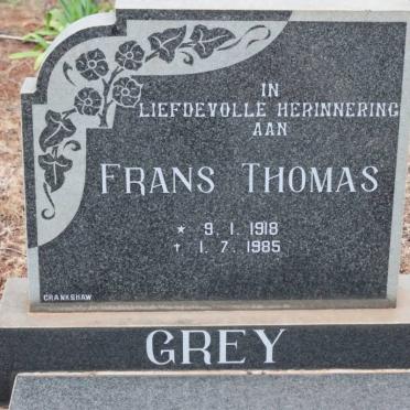 GREY Frans Thomas 1918-1985