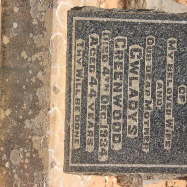 GREENWOOD Gwladys  -1934