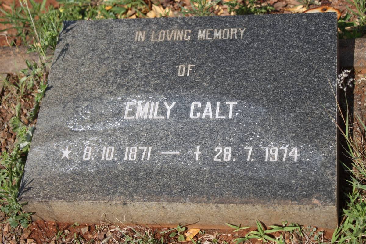 GALT Emily 1871-1974