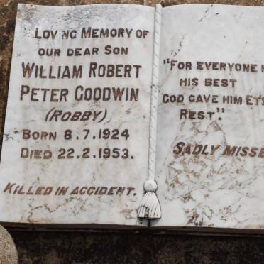 GOODWIN William Robert 1924-1953