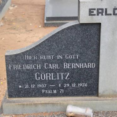 GORLITZ Friedrich Carl Bernhard 1907-1974