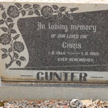 GUNTER Chris 1944-1969
