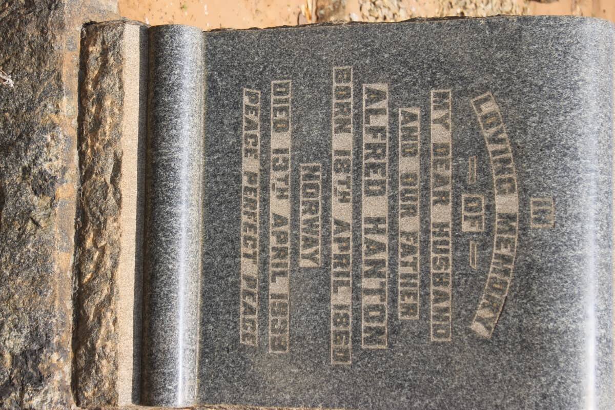 HANTON Alfred 1860-1939