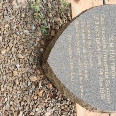 HATTING S.M. formely SEAGER nee SANDER 1904-1951