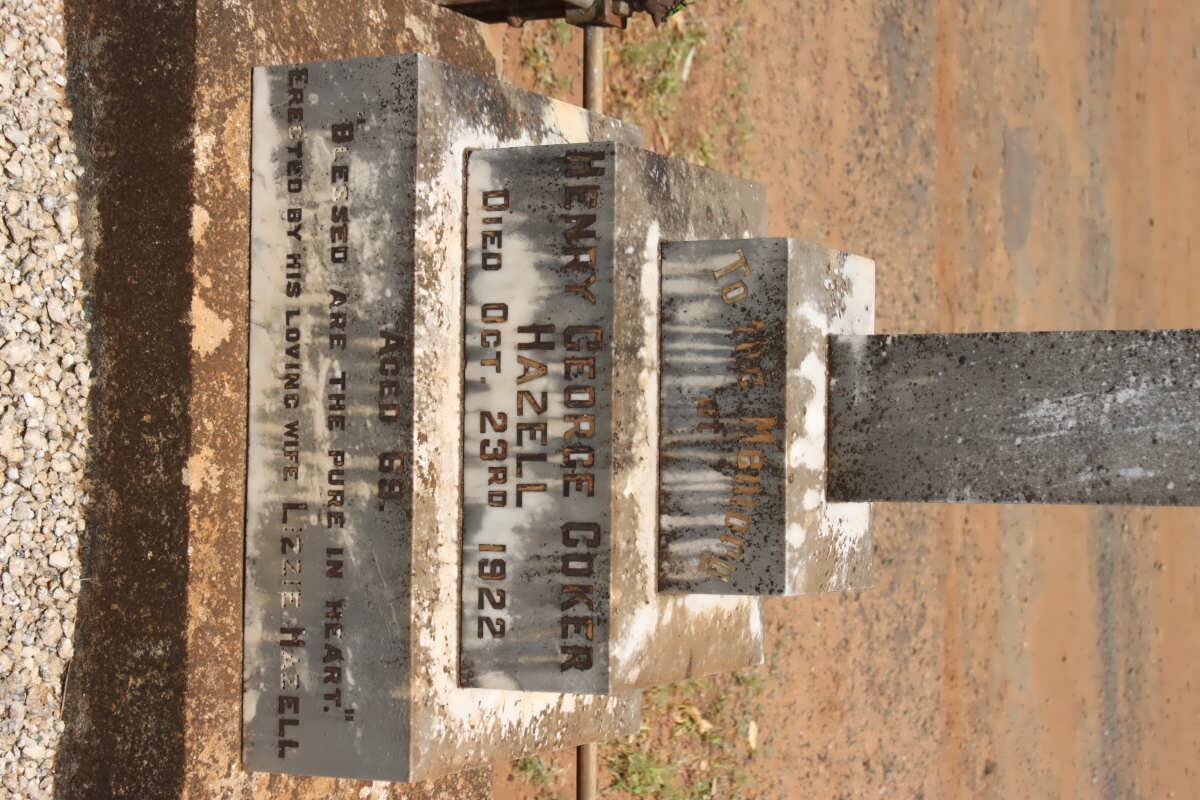 HAZEL Henry George Coker -1922