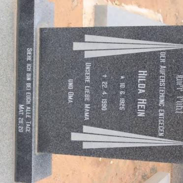 HEIN Hilda 1925-1990