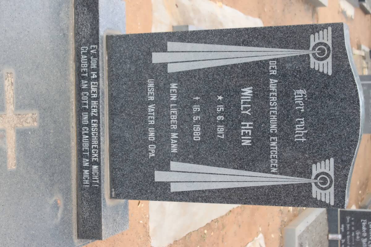 HEIN Willy 1917-1980