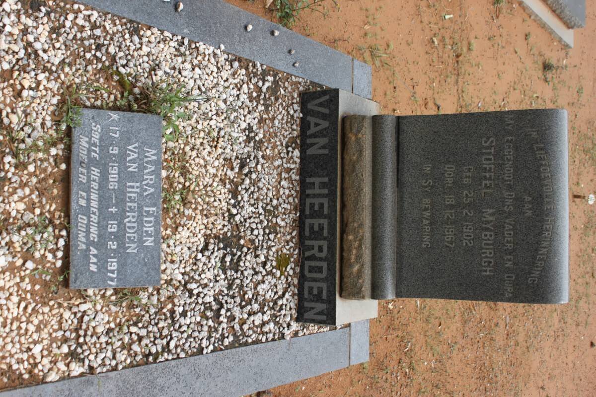 HEERDEN Stoffel Myburgh, van 1902-1967 &amp; Mara Eden 1906-1977