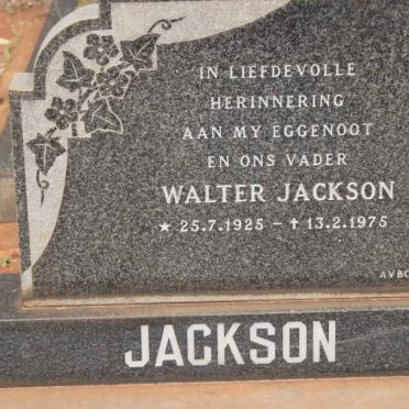 JACKSON Walter 1925-1975