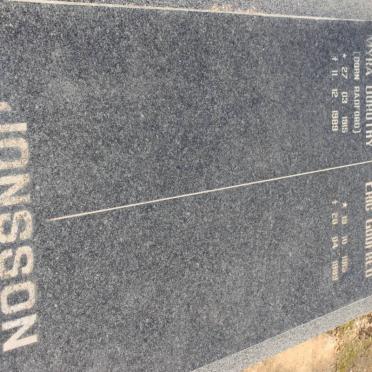 JOHNSON Eric Godfred 1915-1999 &amp; Myra Dorothy RADFORD 1915-1989