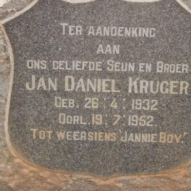 KRUGER Johan Daniel 1932-1952