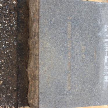 KRUGER Gert Adriaan 1894-1941